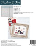 Fireworks on the Farm - Cross Stitch Pattern