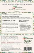 Cheer and Merriment Pillow Bundle - Quilt Pattern, different perspective #1. Select this picture to zoom in