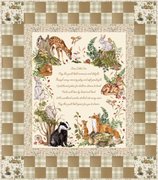 Fable and Fern Quilt Cuddle Stone - Quilt Fabric, different perspective #2. Select this picture to zoom in