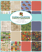 Farm And Garden Harvest - Indigo - Quilt Fabric
