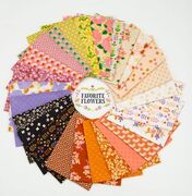 Favorite Flowers Inflorescence - Golden Hour - Quilt Fabric