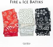 Fire And Ice Batiks Coal - Batiks Triangle - Quilt Fabric