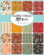 Flora & Thread Geometric Coffee - Quilt Fabric, different perspective #1. Select this picture to zoom in