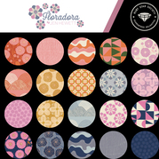 Floradora Lupine - Cherry Blossom Mandala - Quilt Fabric