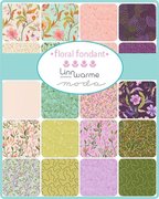 Floral Fondant Flowers Blush - Quilt Fabric