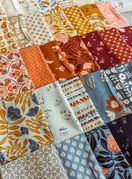 Folk Lore Dancing - Eggshell - Quilt Fabric