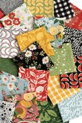 Ripe Text and Words - Black Currant - Quilt Fabric
