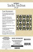 Sun Rise, Sun Down - Quilt Pattern