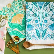 Tea Towel Blue Blossom