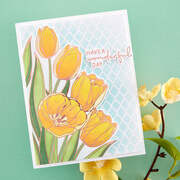 Wonderful Tulips Glimmer - Hot Foil Plate & Die Set 