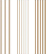 Modern Stripes Glimmer Hot Foil Plate