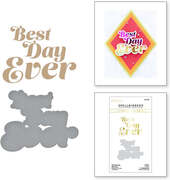 Glimmering Best Day - Hot Foil Plate & Die Set