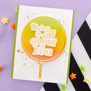 Glimmering All About You - Hot Foil Plate & Die Set