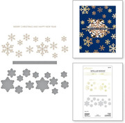 Glimmering Snowflakes - Hot Foil Plate And Die Set