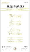 Snow Garden Sentiments - Hot Foil Plate & Die 