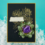 Snow Garden Sentiments - Hot Foil Plate & Die 