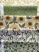 Garden Series Echinacea Cream Sky - Quilt Fabric