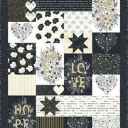 Gilded Paper White - Leaves Blenders Leaf - Quilt Fabric