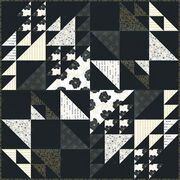 Gilded Paper White - Leaves Blenders Leaf - Quilt Fabric