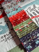 Good News Great Joy Holly Red - Candy - Quilt Fabric