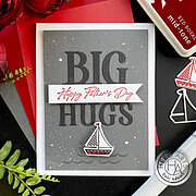Handwritten Father's Day - Wood Mounted Stamp