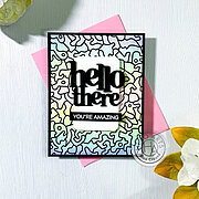 Graffiti Lines Bold Prints - A2 Cling Stamp