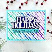 String Dots Bold Prints - Cling Stamp