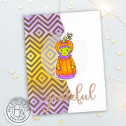ZigZag Pattern Bold Prints - Cling Stamp