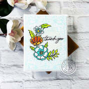 Espalier Fruit Tree Bold Prints - Cling Stamp