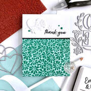 Heart-Shaped Daisies Bold Prints - Cling Stamp