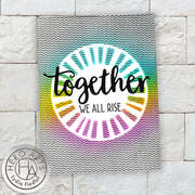 Zigzag Texture Bold Prints - Cling Stamp