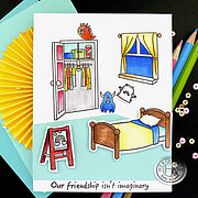 Bedroom Monsters - Clear Stamp