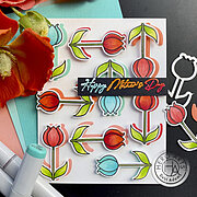 Line Art Flowers - Clear Stamp