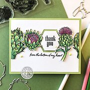Artichoke Blooms - Clear Stamp Set