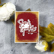 Hero Greetings Season's Greetings - Clear Stamp