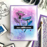 Color Layering Stellar Flowers - Craft Stamp 
