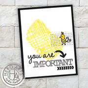 Textured Compliments - Clear Stamp