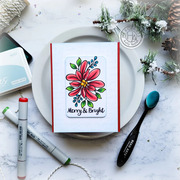 Merry Foliage - Christmas Clear Stamp