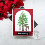 Color Layering Seasonal Tree - Clear Stamp