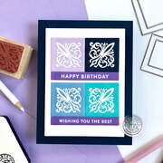 Brocade - Rubber Stamp