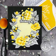 Bee Florals Window - Fancy Die 