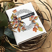Autumn Wreath Frame Cuts - Craft Die