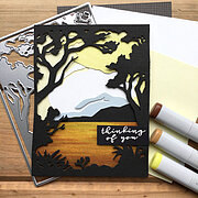 Nature Border Fancy Die with Frame - Craft Die