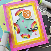 Rainbow Window Fancy Die - Craft Die