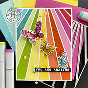 Rays of Color Window Fancy Die - Craft Die