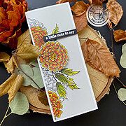 Marigolds Frame Cuts - Craft Die