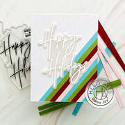 Happy Holidays - Hot Foil Plate And Die