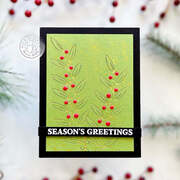 Holiday Greenery - Hot Foil Plate And Die