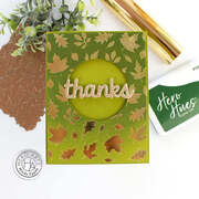 Fall Leaves - Hot Foil Plate 