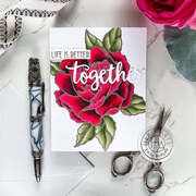 Peony - Hot Foil Plate